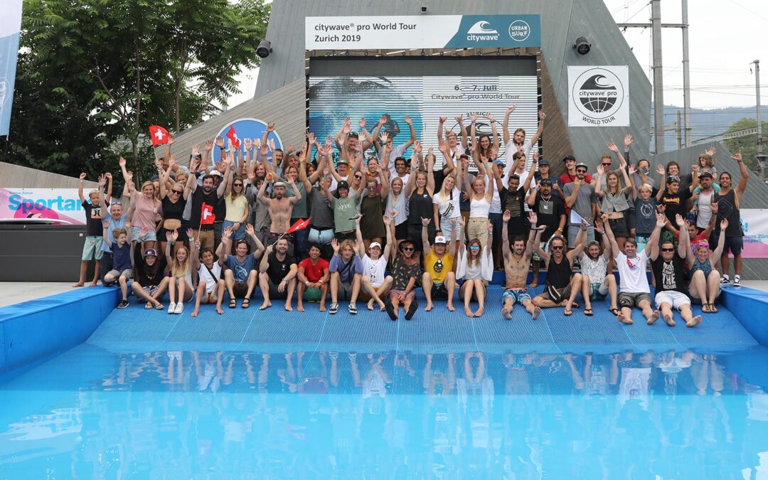 Great surf spectacle on the citywave® in Zurich / Janina Zeitler and Lukas Brunner take the win